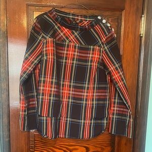 J. Crew Multicolor Plaid Shirt